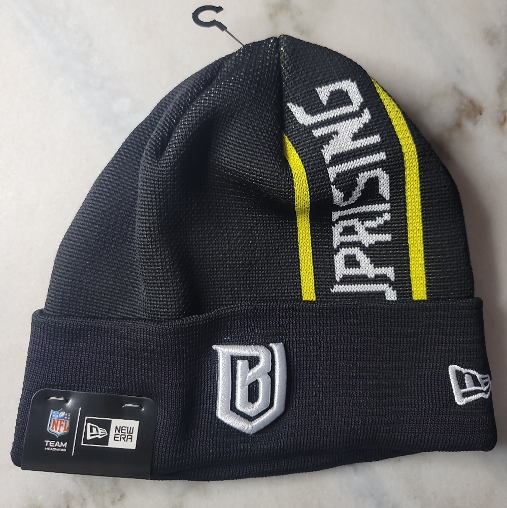 Boston Uprising Over Watch League New Era Cuffed Knit Hat OWL Black Yellow NWT